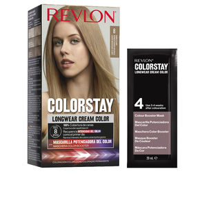 Revlon, Color Stay, Permanent Hair Dye, 8 Medium Blonde, 165 ml