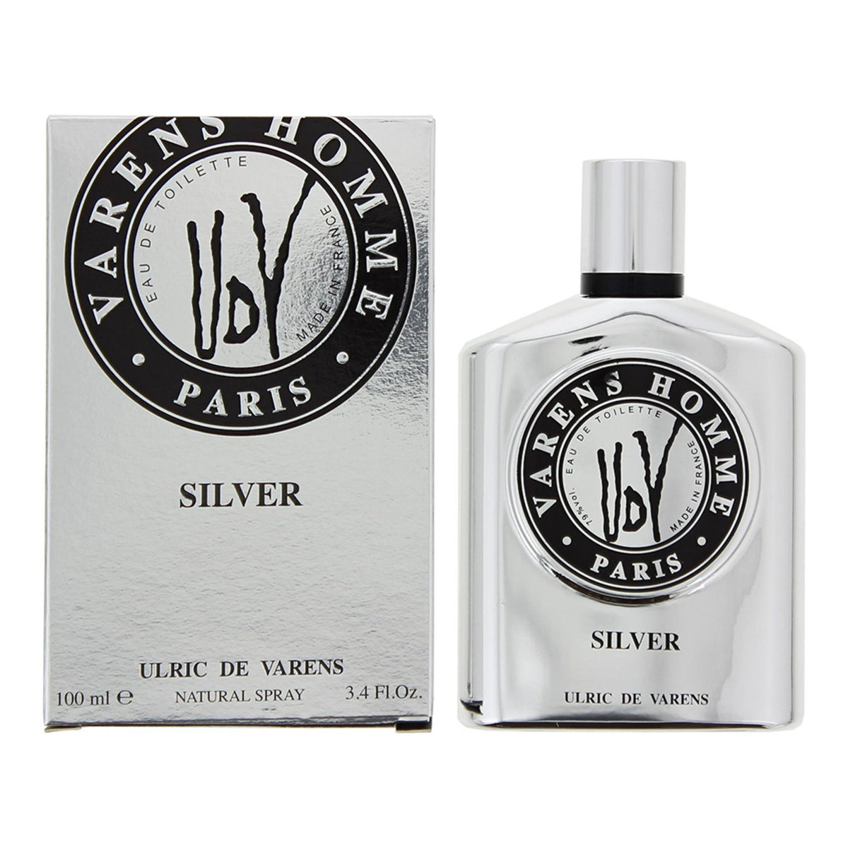 Ulric De Varens, UDV Silver, Eau De Toilette, For Men, 100 ml
