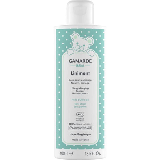 Gamarde, Baby Liniment, Bio, Nourishes & Protects, Daily Diaper Changes, Lotion, 400 ml