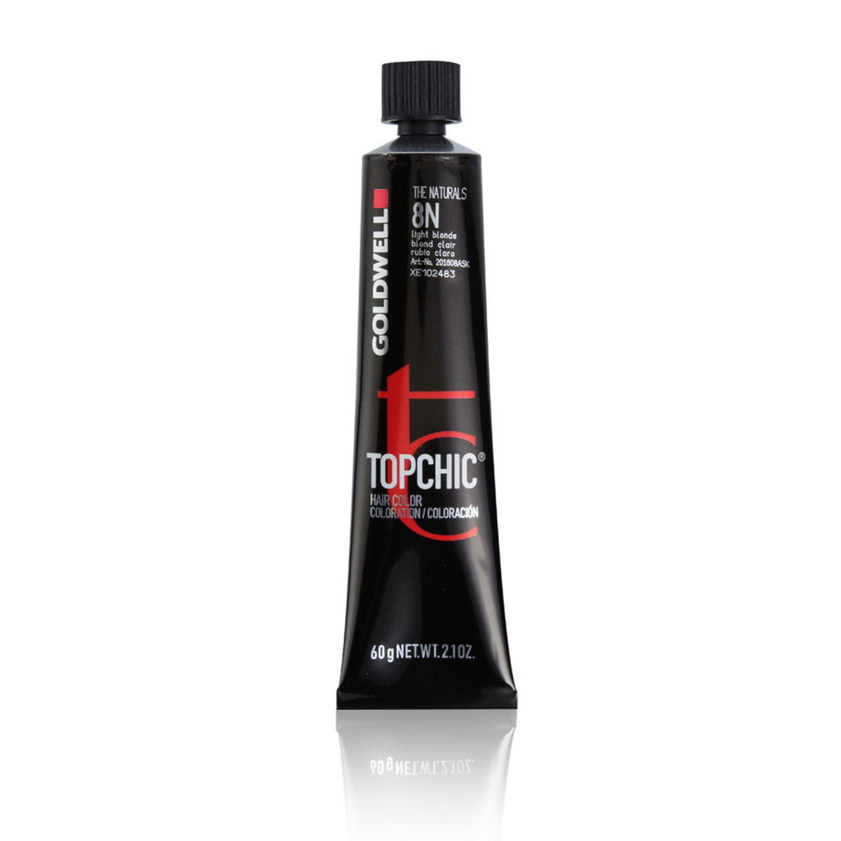 Goldwell, TopChic, Permanent Hair Dye, 8N Light Blonde, 60 ml