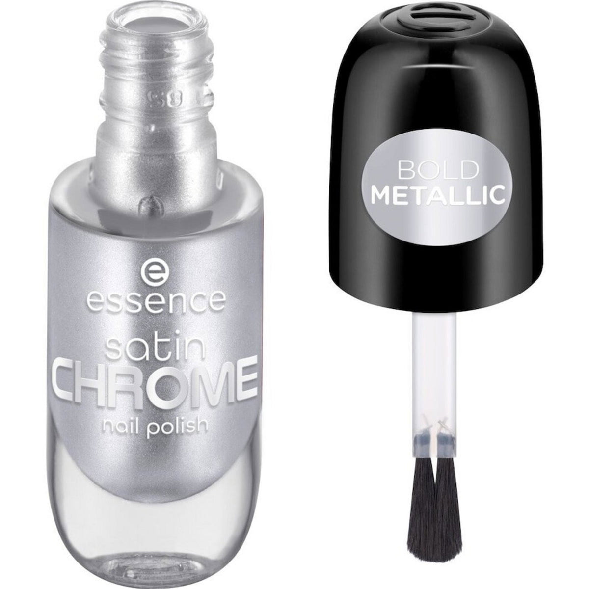 Essence, Satin Chrome, Satin, Nail Polish, 04, SteelGPT, 8 ml