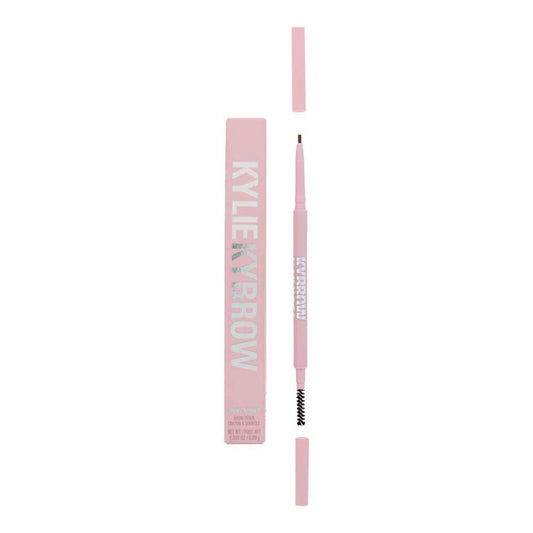 Kylie Cosmetics, Kybrow, Defined, Eyebrow Cream Pencil & Brush 2-In-1, 001, Blonde, 0.09 g
