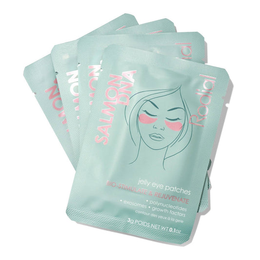Rodial, Salmon Jelly Eye Patches, Brightening, Under-Eye Mask Patch, 4 pcs