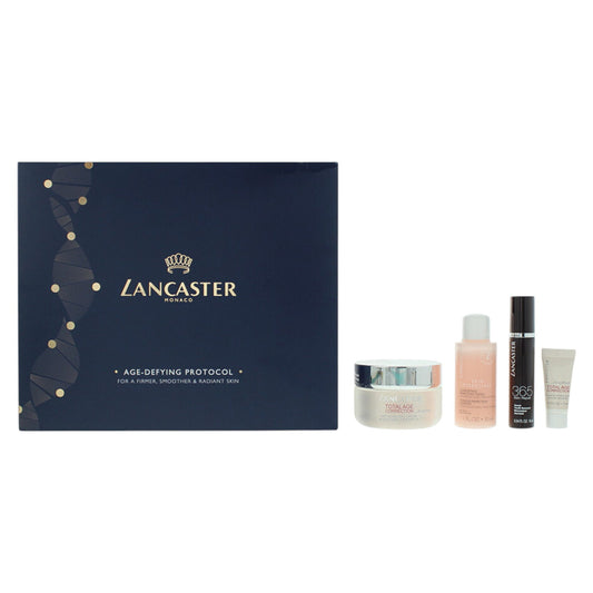 Set Lancaster: Skin Essentials, Hydration, Cleansing Toner, 30 ml + Total Age Correction, Anti Aging, Day, Cream, For Face, 15 SPF, 50 ml + Total Age Correction, Lightens skin, Serum, For Face, 3 ml + Total Age Correction, Anti Aging, Serum, For Face,…