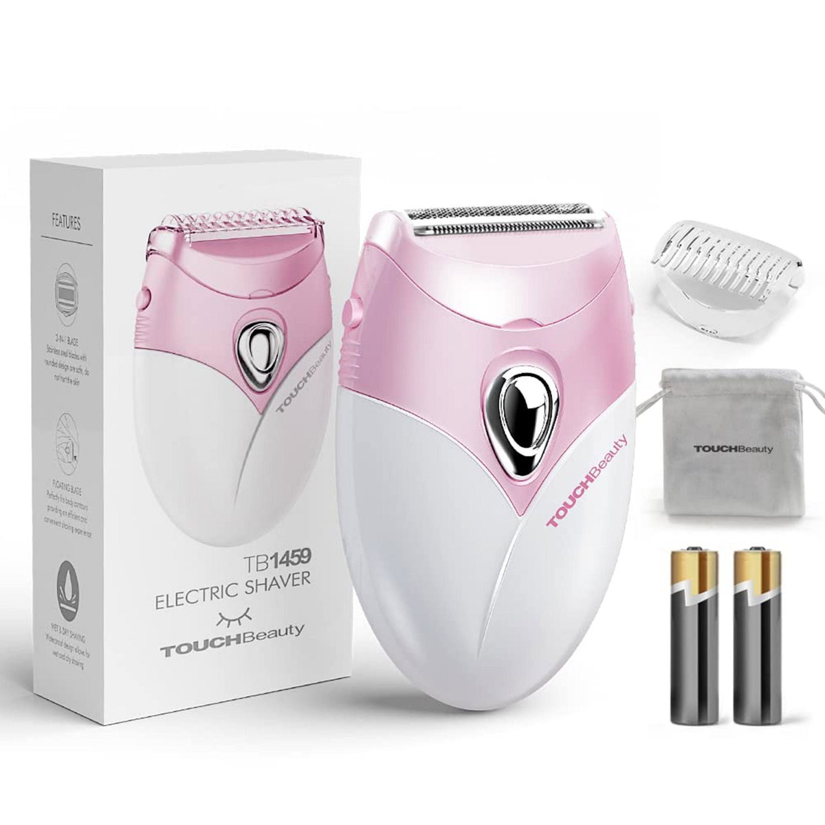 TOUCHBeauty, Electric Lady Shaver, Electric Hair Removal Epilator