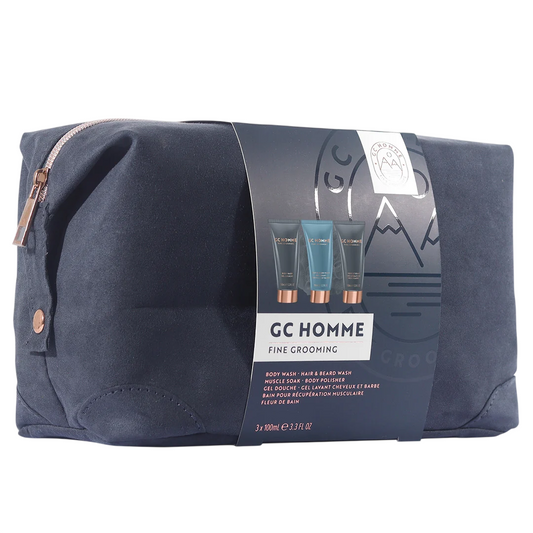 Set The Luxury Bathing Company: GC Homme, Cleansing & Refreshing, Shower Gel, For All Skin Types, 100 ml + GC Homme, Citrus & Aromatic, Shower Gel & Shampoo 2-In-1, 100 ml + GC Homme, Relaxes & Relieves Tension, Body Wash, 100 ml + The Luxury Bathing…