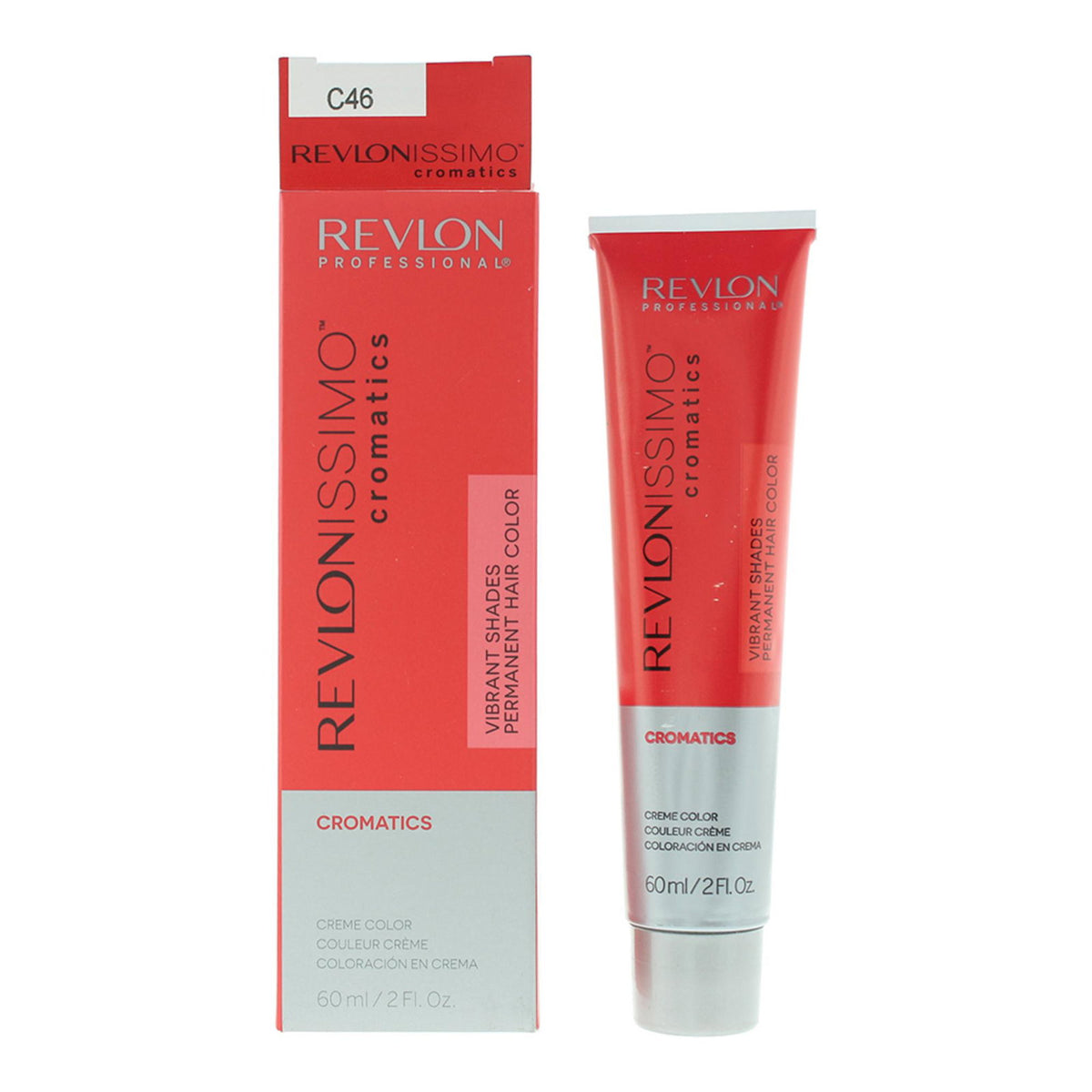 Revlon, Cromatics, Permanent Hair Dye, C46 Tangerine Red, 60 ml