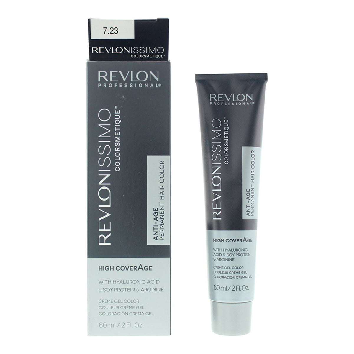Revlon, Revlonissimo Colorsmetique, Permanent Hair Dye, 7.23 Pearl Blonde, 60 ml