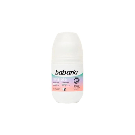 Babaria, Invisible, 48h Protection, Deodorant Roll-On, For Women, 50 ml
