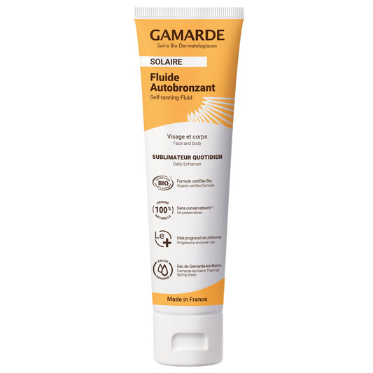 Gamarde, Gamarde, Bio, Tanning, Self-Tanning Fluid, For Face & Body, 100 ml