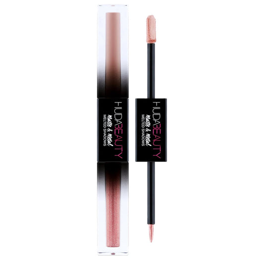 Huda Beauty, Matte & Metal, Liquid Eyeshadow, Cinnamon Toast, 4 ml