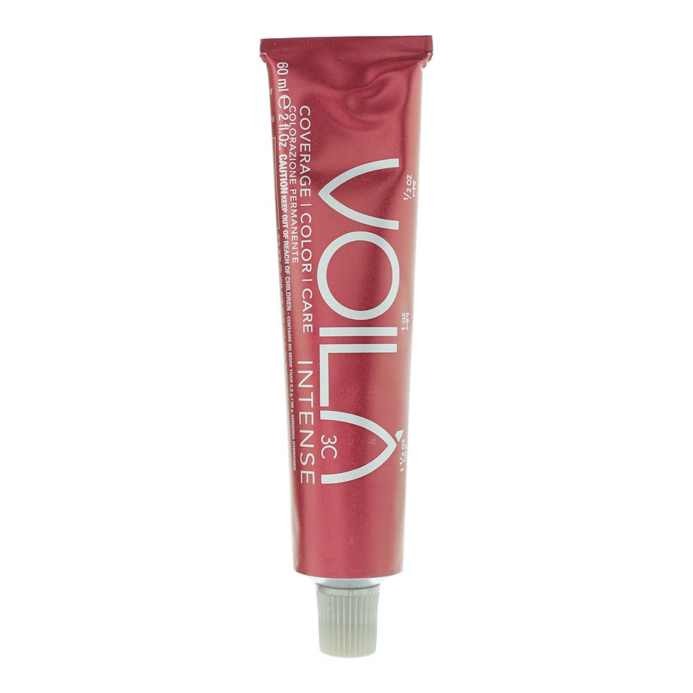 Intercosmo, Voila 3C Intense, Permanent Hair Dye, 7.44 Medium Intense Copper Blonde, 60 ml