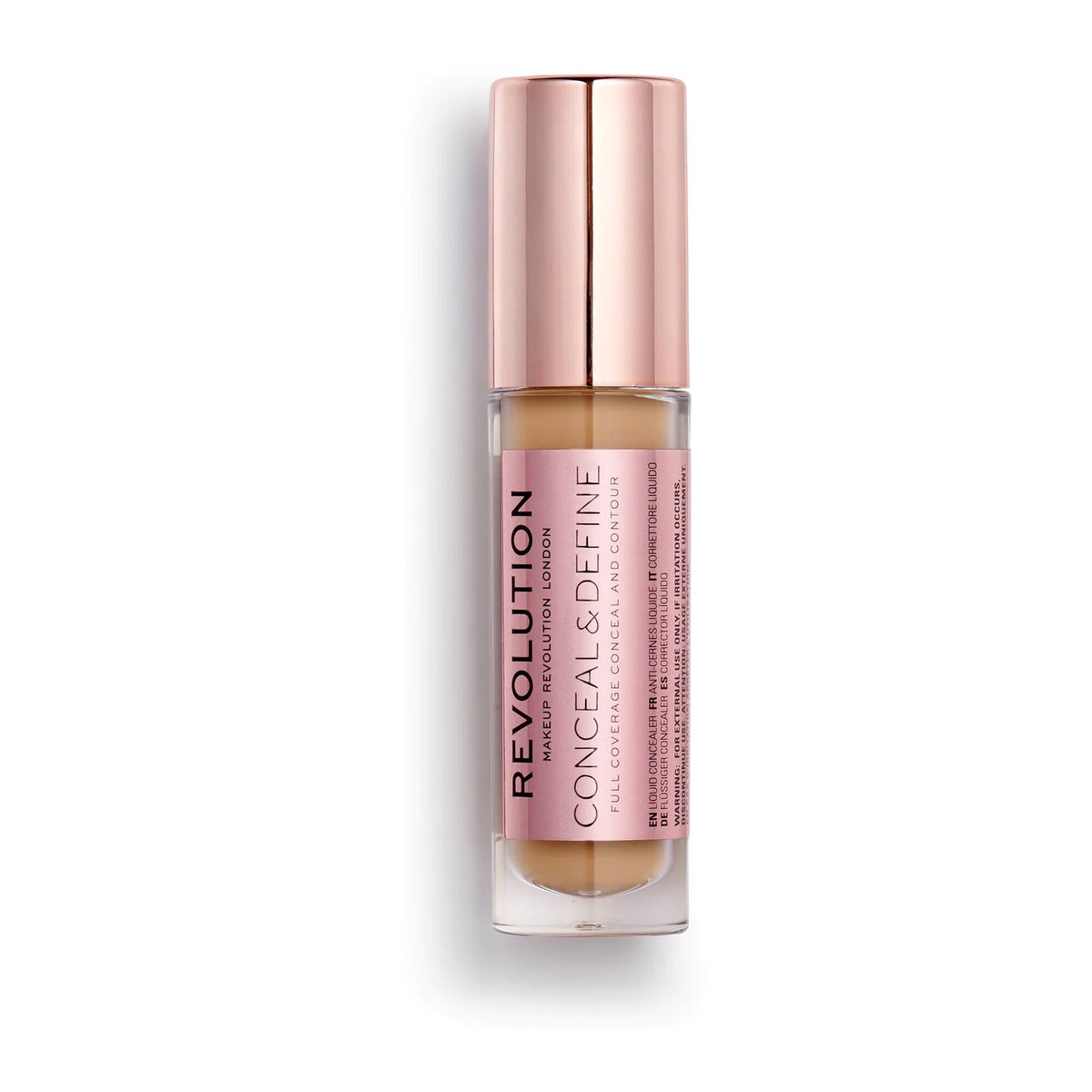 Makeup Revolution, Conceal & Define, Corrective, Liquid Concealer, C 12, 4 g
