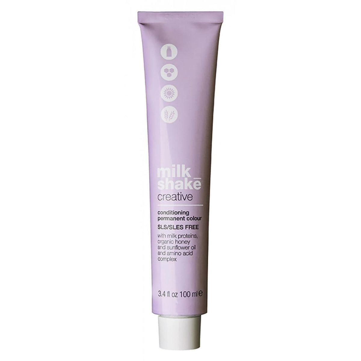 Milk Shake, Creative, Permanent Hair Dye, 8.4/8C Copper Light Blond, 100 ml