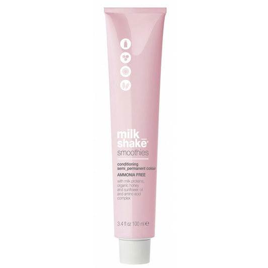 Milk Shake, Smoothies, Ammonia-Free, Semi-Permanent Hair Dye, 6.E Natural Exotic Dark Blonde, 100 ml