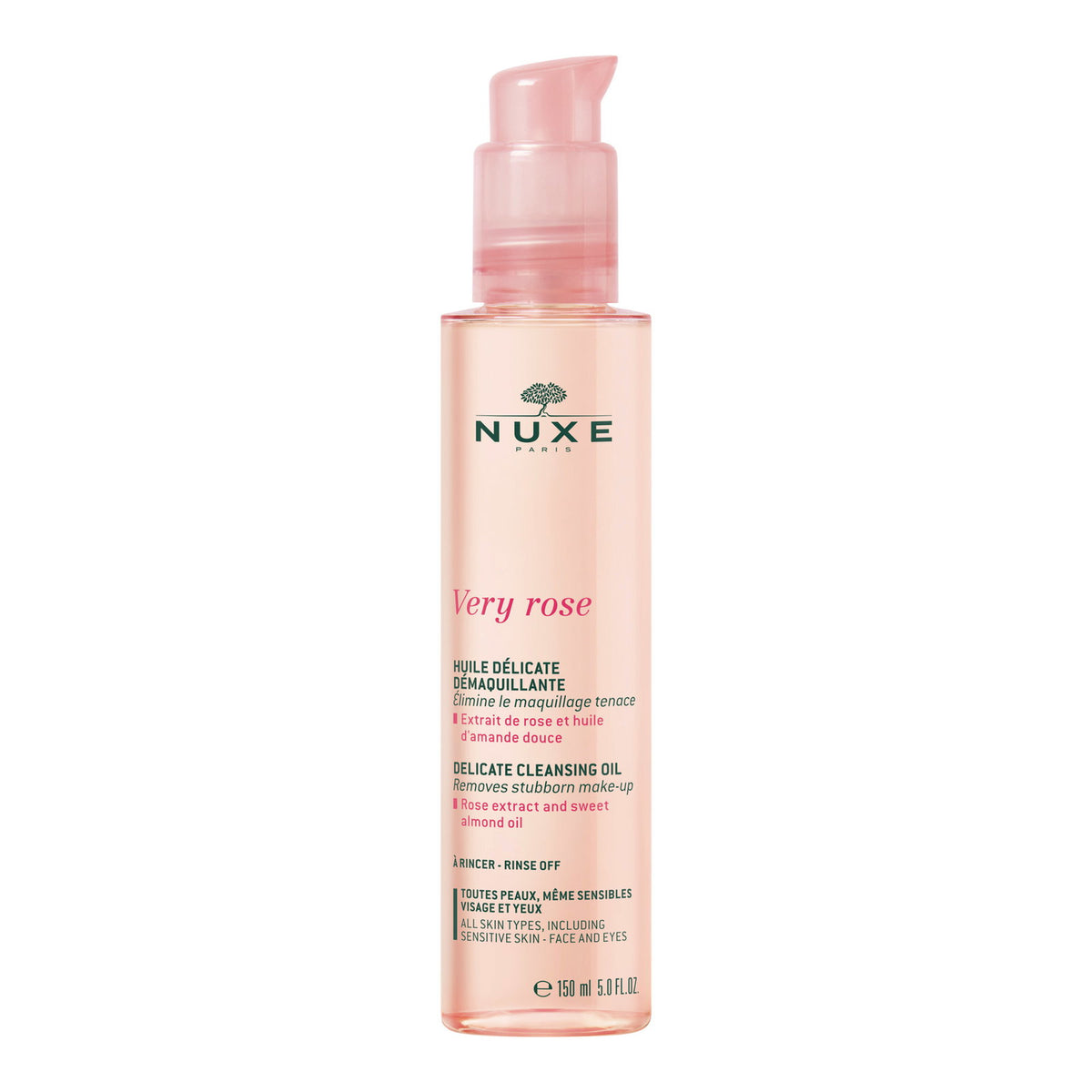 Nuxe, Very Rose, Cleansing Oil, For Face, 150 ml