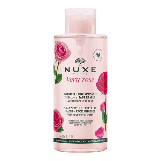 Nuxe, Very Rose, Cleansing, Micellar Water, For All Skin Types, 750 ml