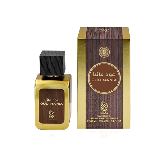 Nylaa, Oud Mania, Eau De Parfum, For Men, 100 ml