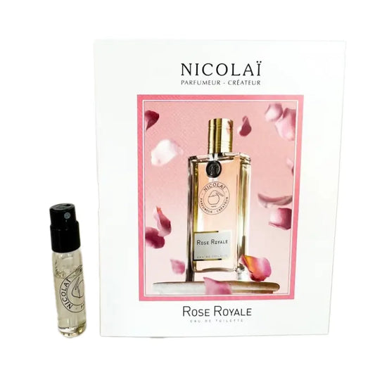 campioni ufficiali di profumo della fragranza Nicolai Rose Royale 1,8 ml 0,07 oz.