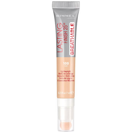Rimmel London, Lasting Finish, Natural Medium Coverage, Cream Concealer, 100, Fair, 7 ml